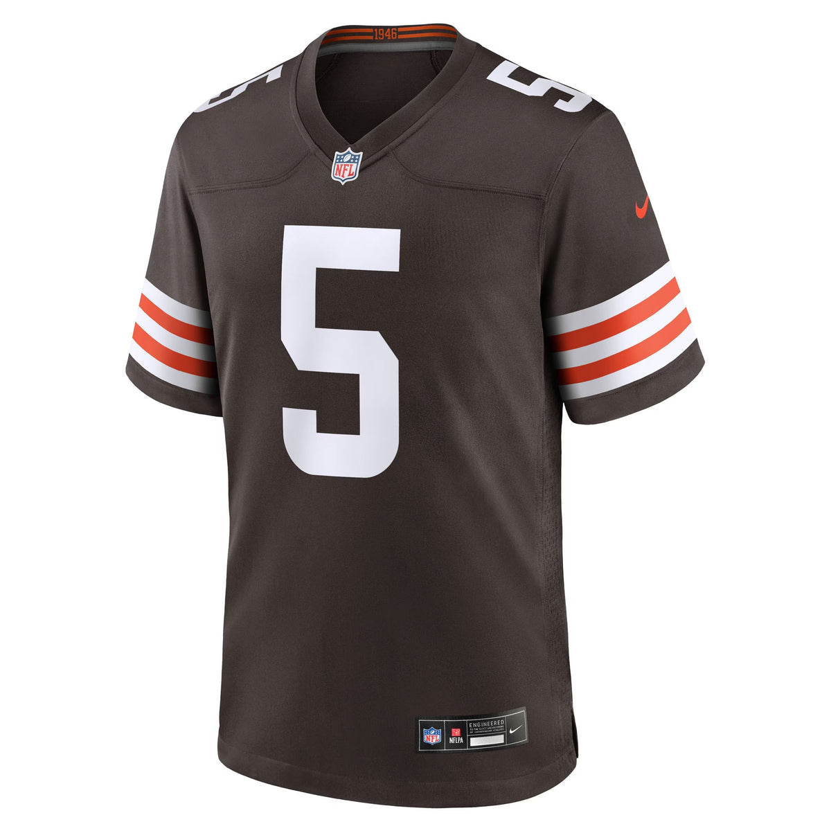 Cleveland Browns Rayshawn Jenkins Brown Team Game Jersey