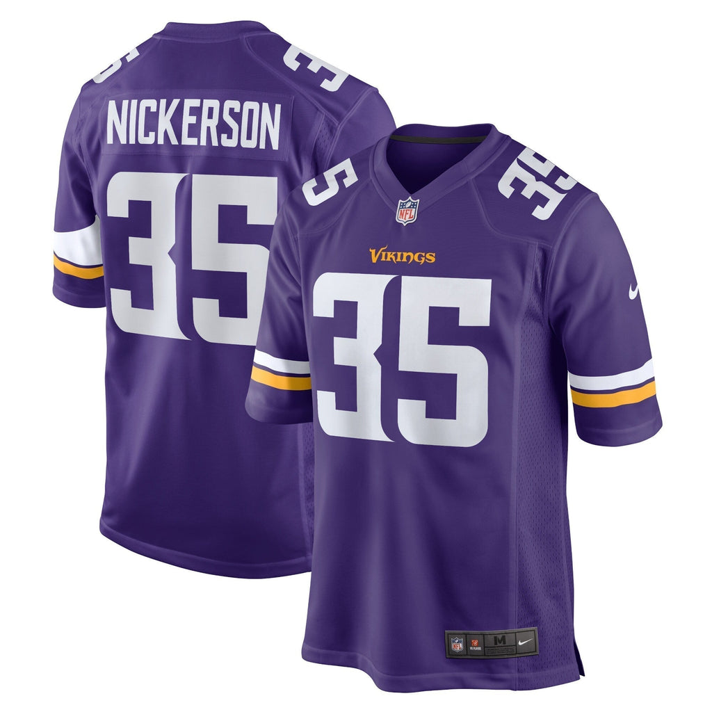 Parry Nickerson Minnesota Vikings Nike Home Game   Jersey - Purple