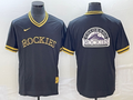 Men's Colorado Rockies Black Replica Team jersey