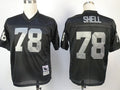 Men's Oakland Raiders Art Shell Black Legacy Replica Jersey1