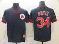 Men's Boston Red Sox David Ortiz #34 Navy Replica Player jersey