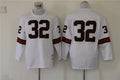 Men's Cleveland Browns Jim Brown White Legacy Replica Player jersey