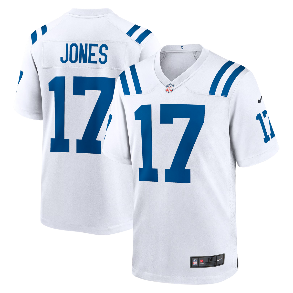Indianapolis Colts Daniel Jones White Game Jersey