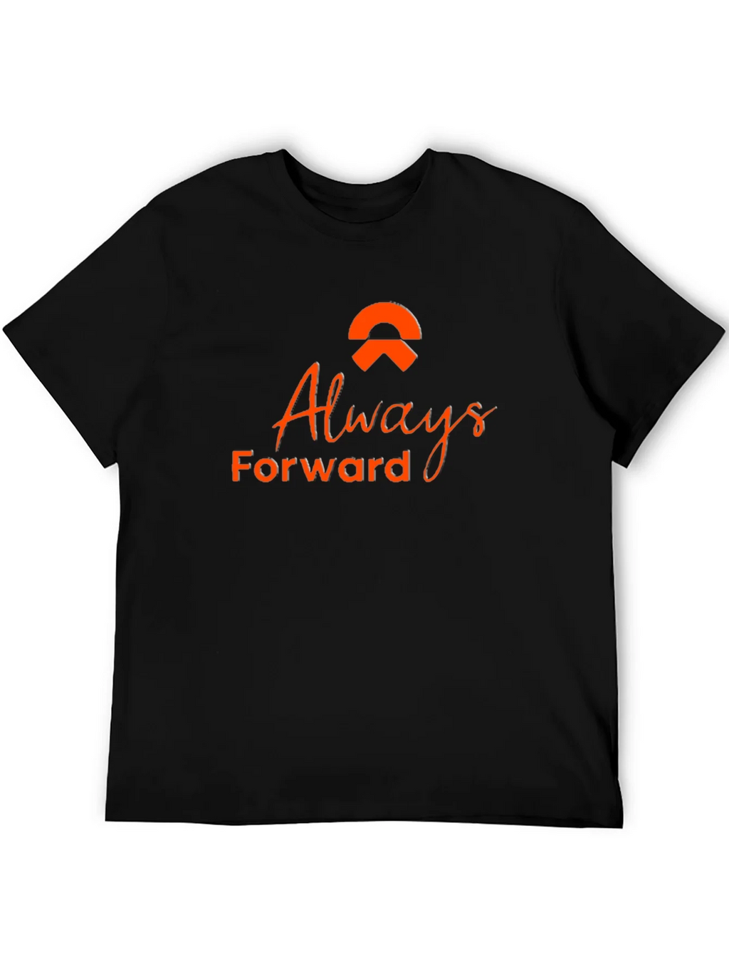 Always Forward Black Tee - Stylish Graphic T-Shirt