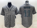 Men's Philadelphia Eagles A.J. Brown #11 Gray Player jersey Joint Edition