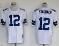 Men's Dallas Cowboys Roger Staubach White Legacy Replica jersey
