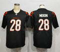 Men's Cincinnati Bengals Joe Mixon #28 Black Game Player Jersey2
