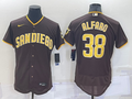 Men's San Diego Padres Jorge Alfaro #38 Brown Stitched Jersey1
