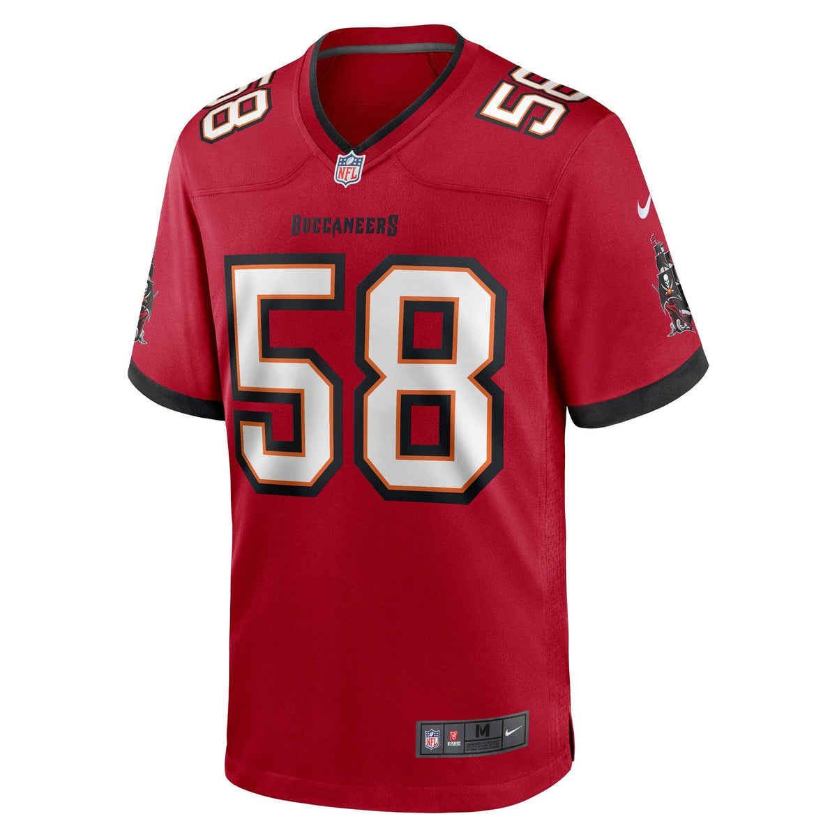 Tampa Bay Buccaneers Markees Watts Red Game Jersey