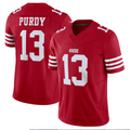#13 Brock Purdy Player SF.49ers Scarlet Vapor F.U.S.E. Limited Football Jerseys