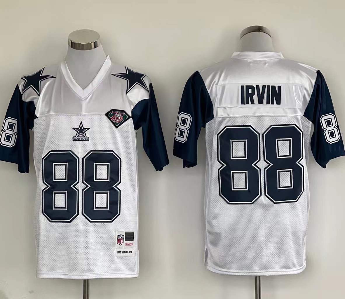 Men's Dallas Cowboys Michael Irvin White Legacy Replica jersey