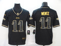 Men's Philadelphia Eagles Carson Wentz #11 Black Game jersey