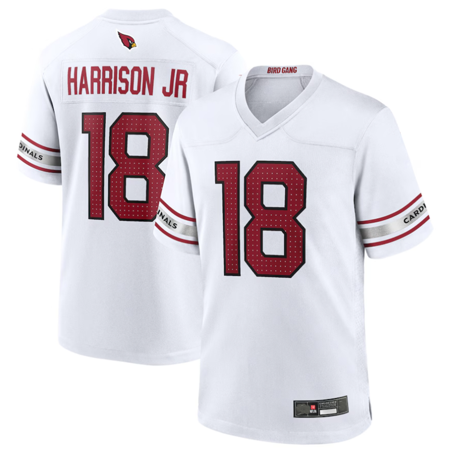 #18 Marvin Harrison Jr. Player A.Cardinals White Player Game Football Jerseys