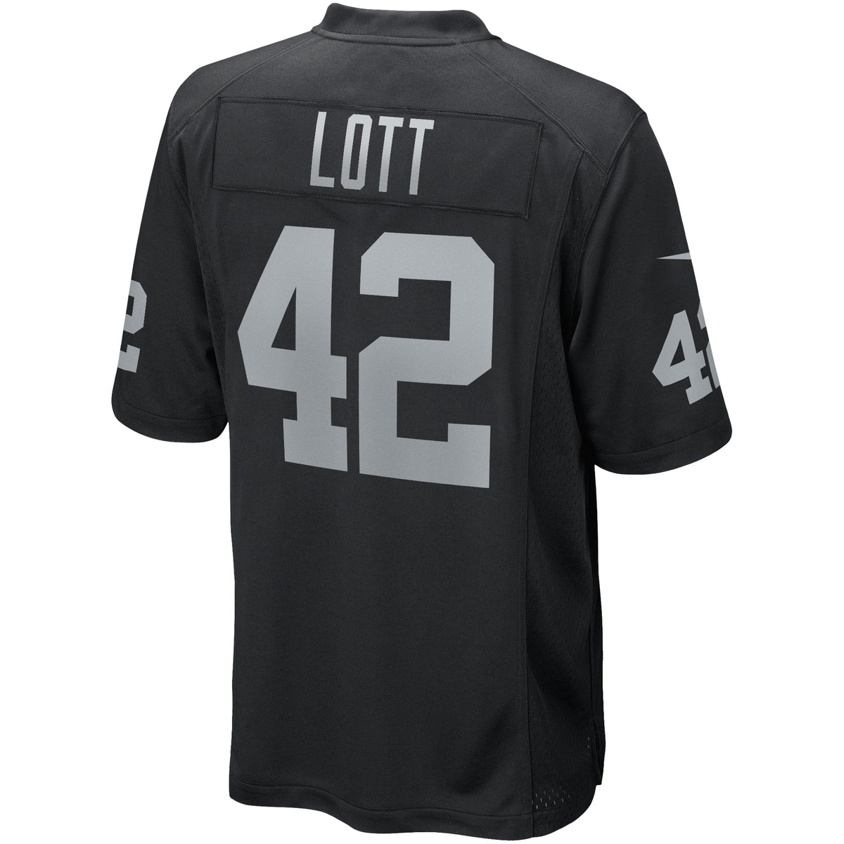 Ronnie Lott Las Vegas Raiders Nike Game Retired   Jersey - Black