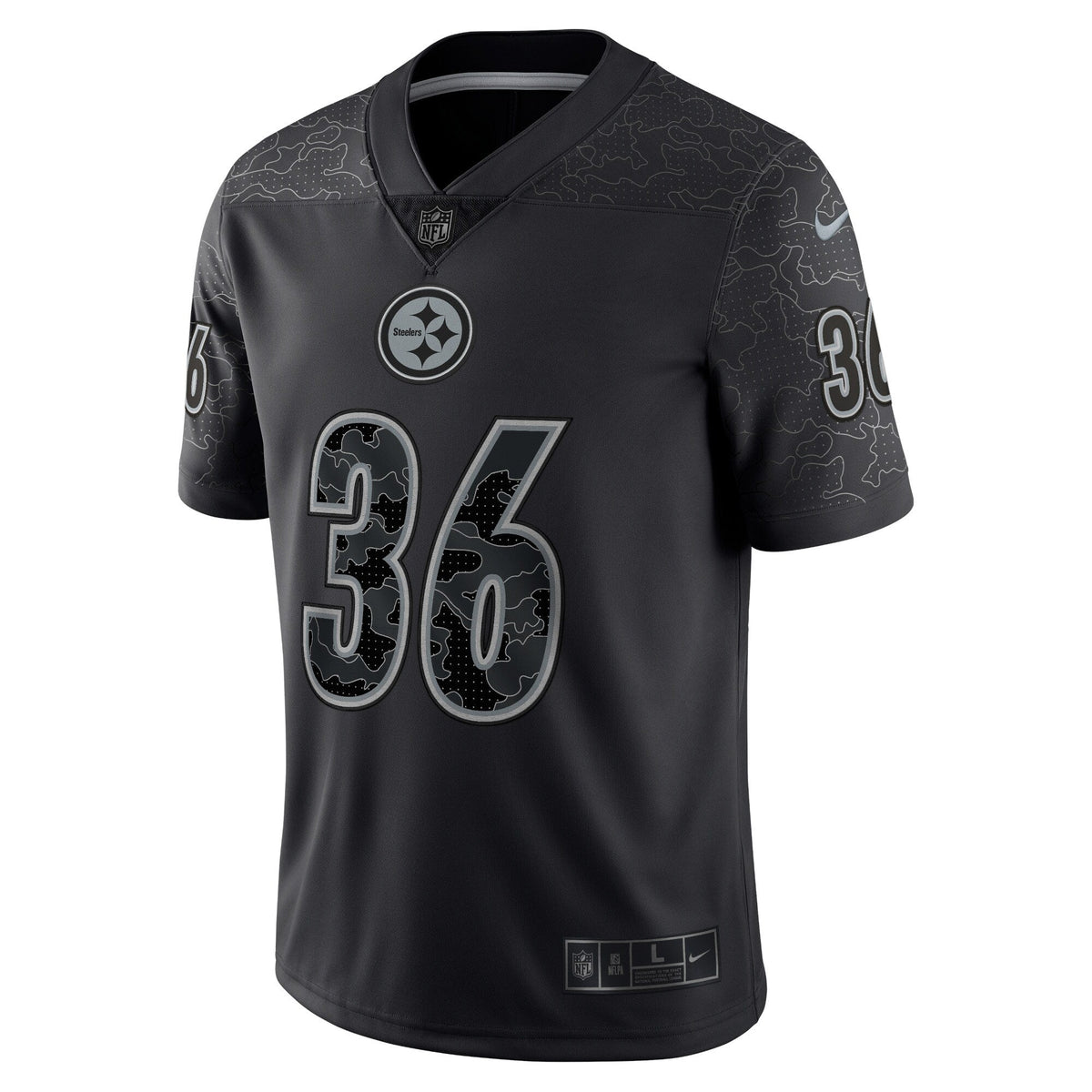 Jerome Bettis Pittsburgh Steelers Nike Retired   RFLCTV Limited Jersey - Black