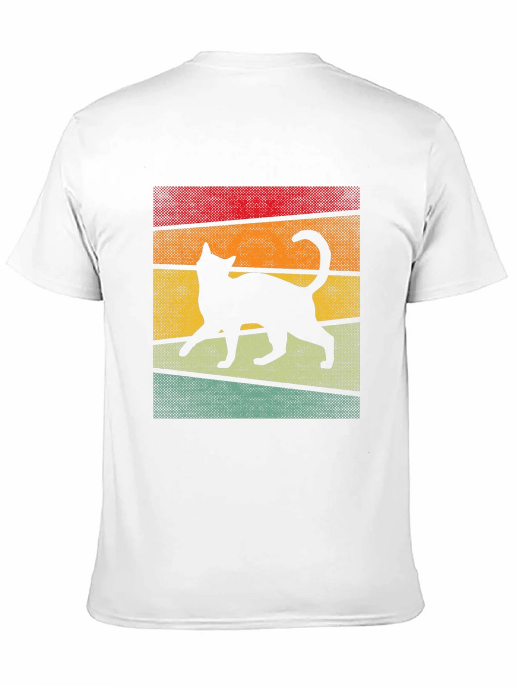 Retro Cat Silhouette T-Shirt