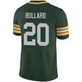 GB.Packers #20 Bullard Green Game Jersey Stitched American Football Jerseys