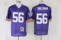 Men's Minnesota Vikings Chris Doleman Purple Legacy Replica Jersey1
