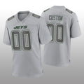 custom New York Jets Gray Game Atmosphere jersey American Stitched jersey Football Jerseys