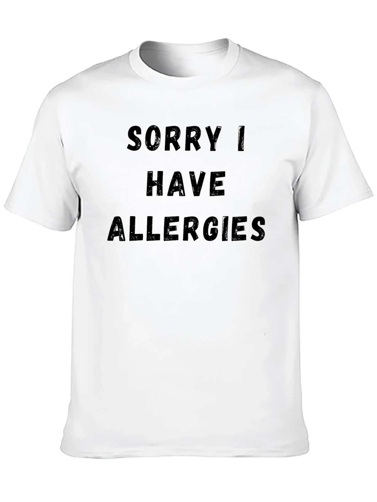 Funny Allergy T-Shirt - Novelty Graphic Tee