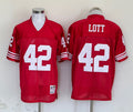Men's San Francisco 49ers Ronnie Lott Scarlet Legacy Replica Jersey1