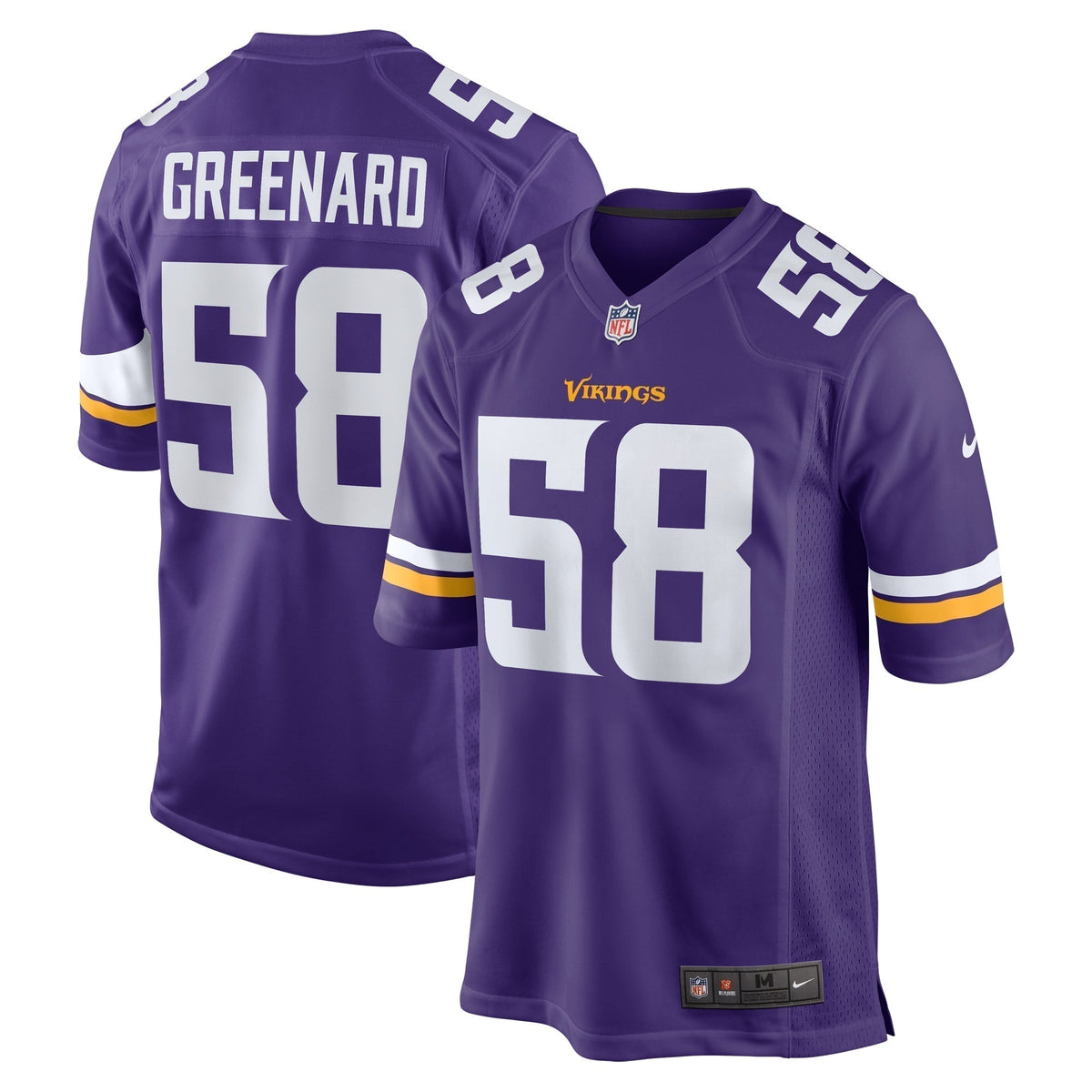 Jonathan Greenard Minnesota Vikings Nike Team Game Jersey -  Purple
