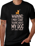 Warning Dog Talk T-Shirt