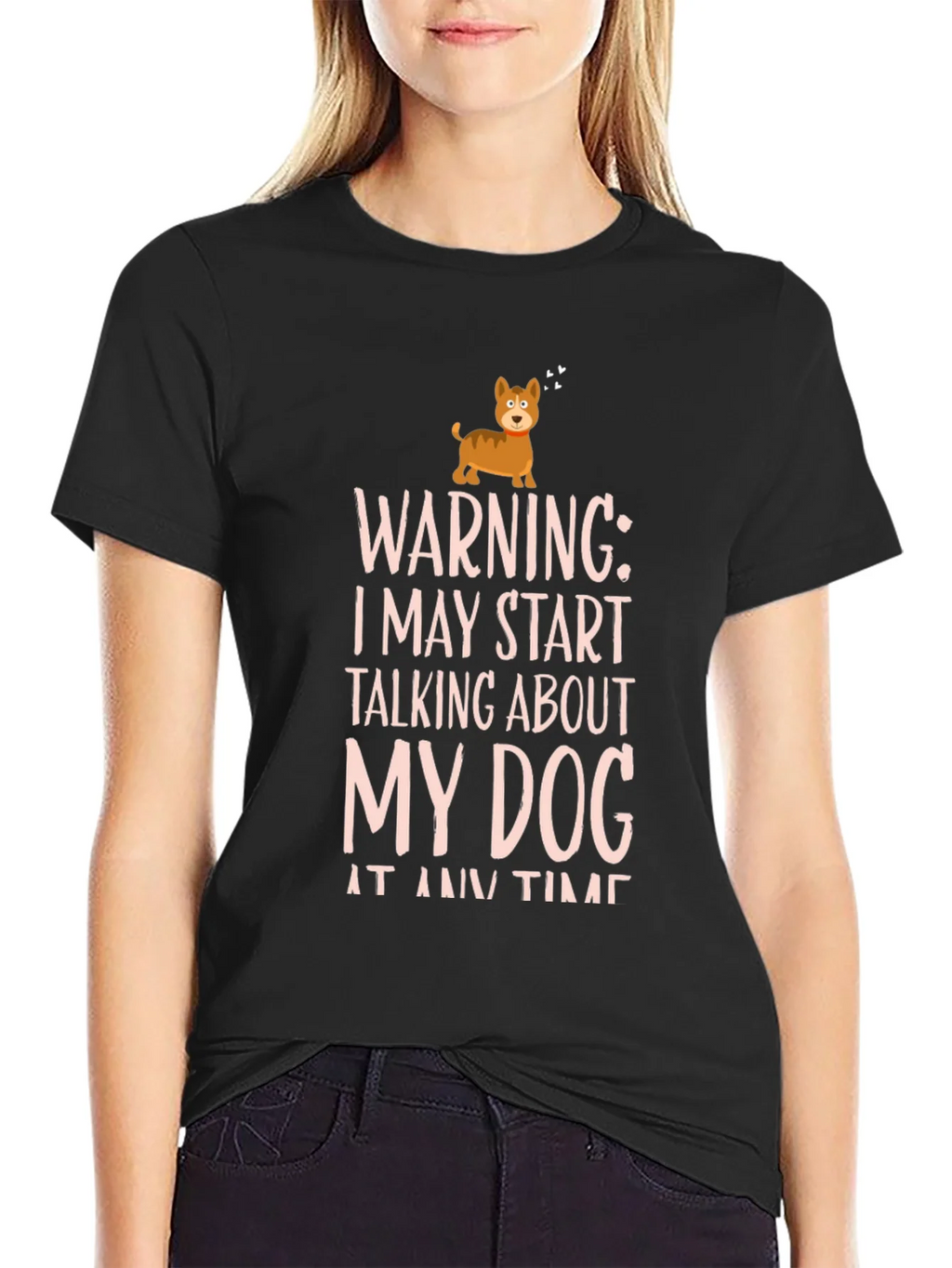 Warning Dog Talk T-Shirt