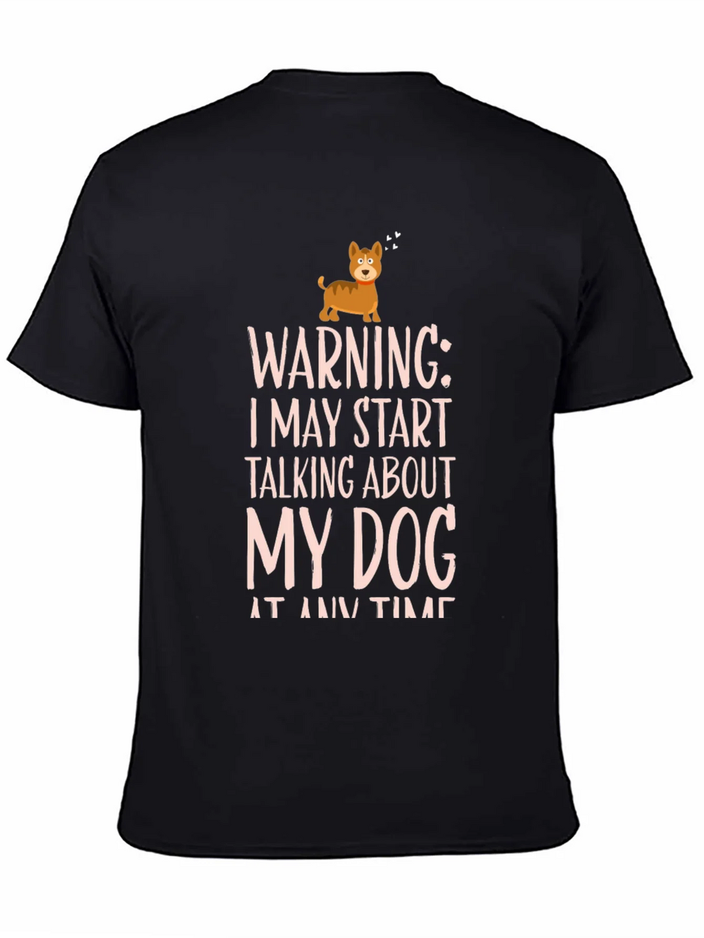 Warning Dog Talk T-Shirt