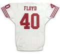 SF.49ers #40 William Floyd White Vintage Wilson Pro Line Stitched American Football Jerseys