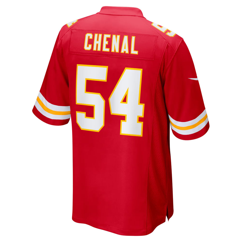 Kansas City Chiefs Leo Chenal Red Game Player Jersey