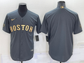 Men's Boston Red Sox Gray Blank jersey
