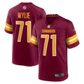 Andrew Wylie Washington Commanders Nike Game   Jersey - Burgundy