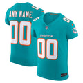 Miami Dolphins Aqua Vapor F.U.S.E. Elite Custom Jersey