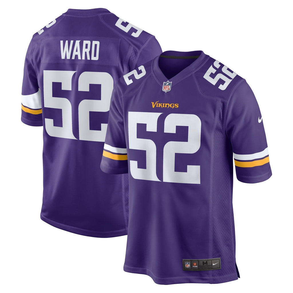 Jihad Ward Minnesota Vikings Nike Team Game Jersey -  Purple