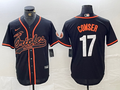 Men's Baltimore Orioles Colton Cowser #17 Black Player jersey Joint Edition