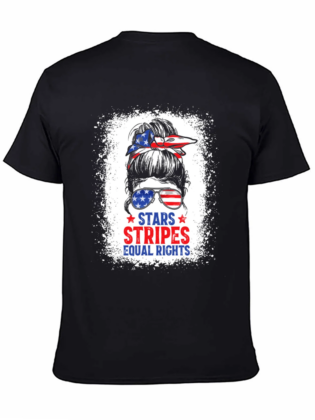 Stars Stripes Equal Rights Patriotic T-Shirt