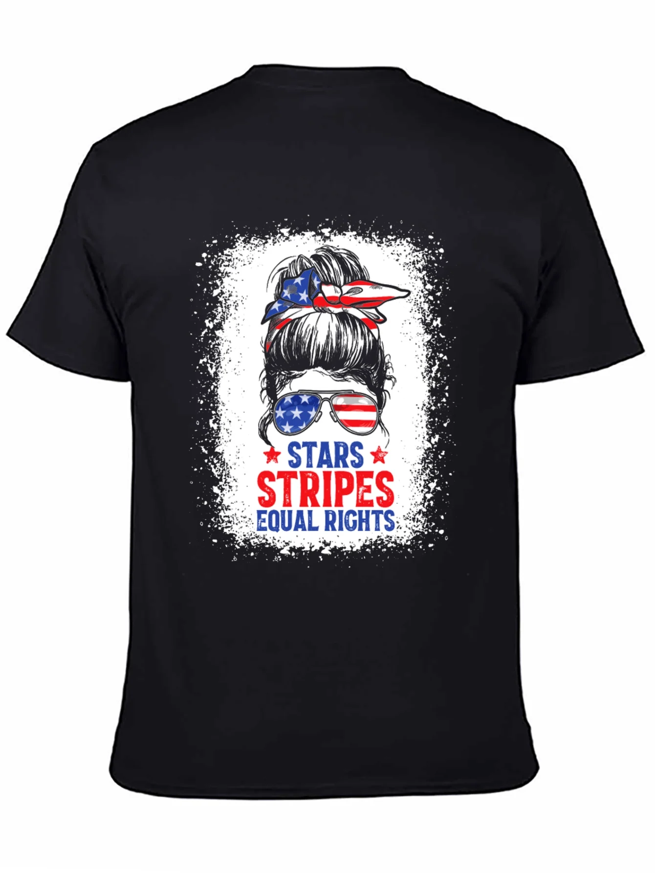 Stars Stripes Equal Rights Patriotic T-Shirt