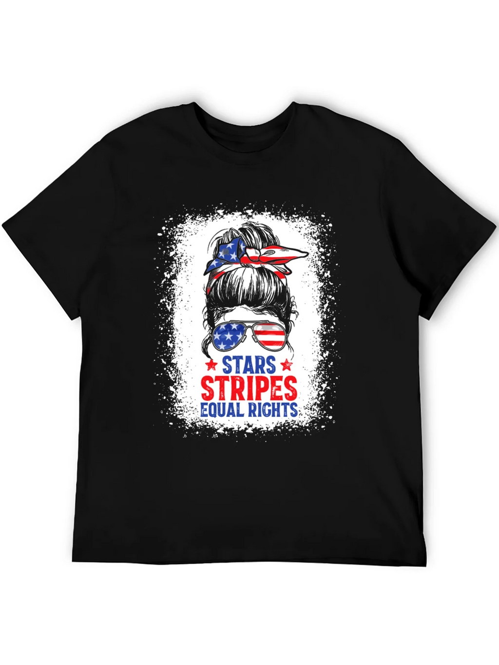 Stars Stripes Equal Rights Patriotic T-Shirt