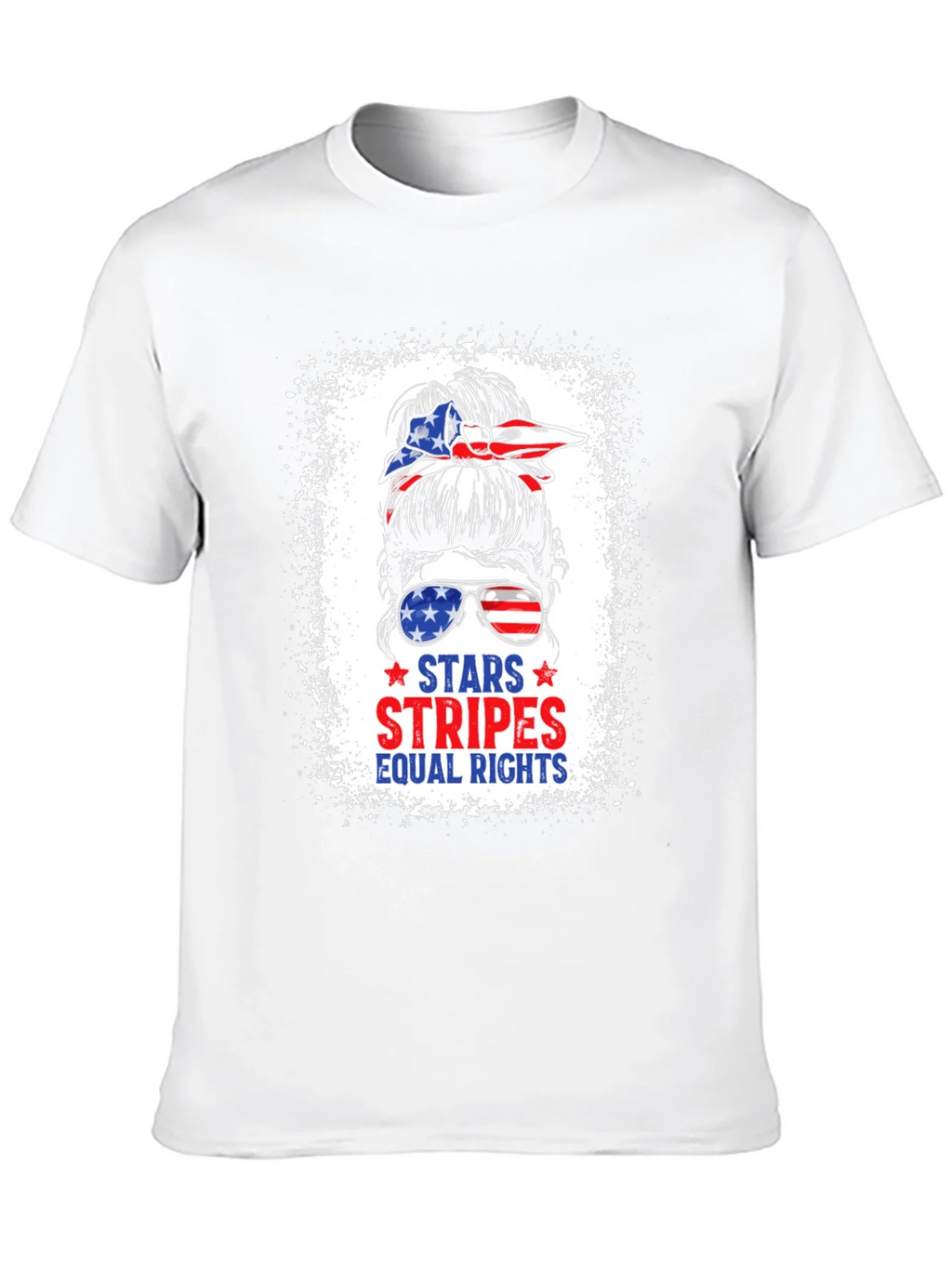 Stars Stripes Equal Rights Patriotic T-Shirt