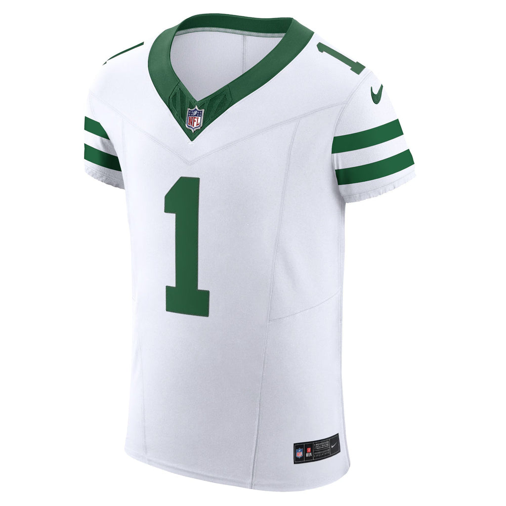 New York Jets Ahmad Sauce Gardner White Alternate Vapor F.U.S.E. Elite Jersey