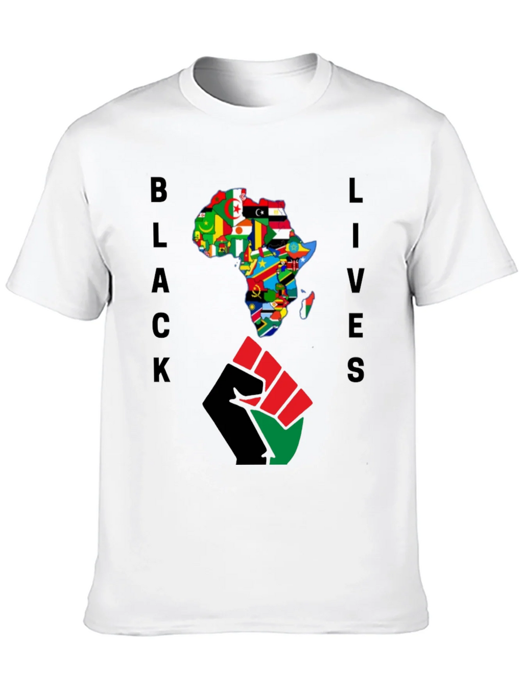 Black Lives Africa Fist T-Shirt