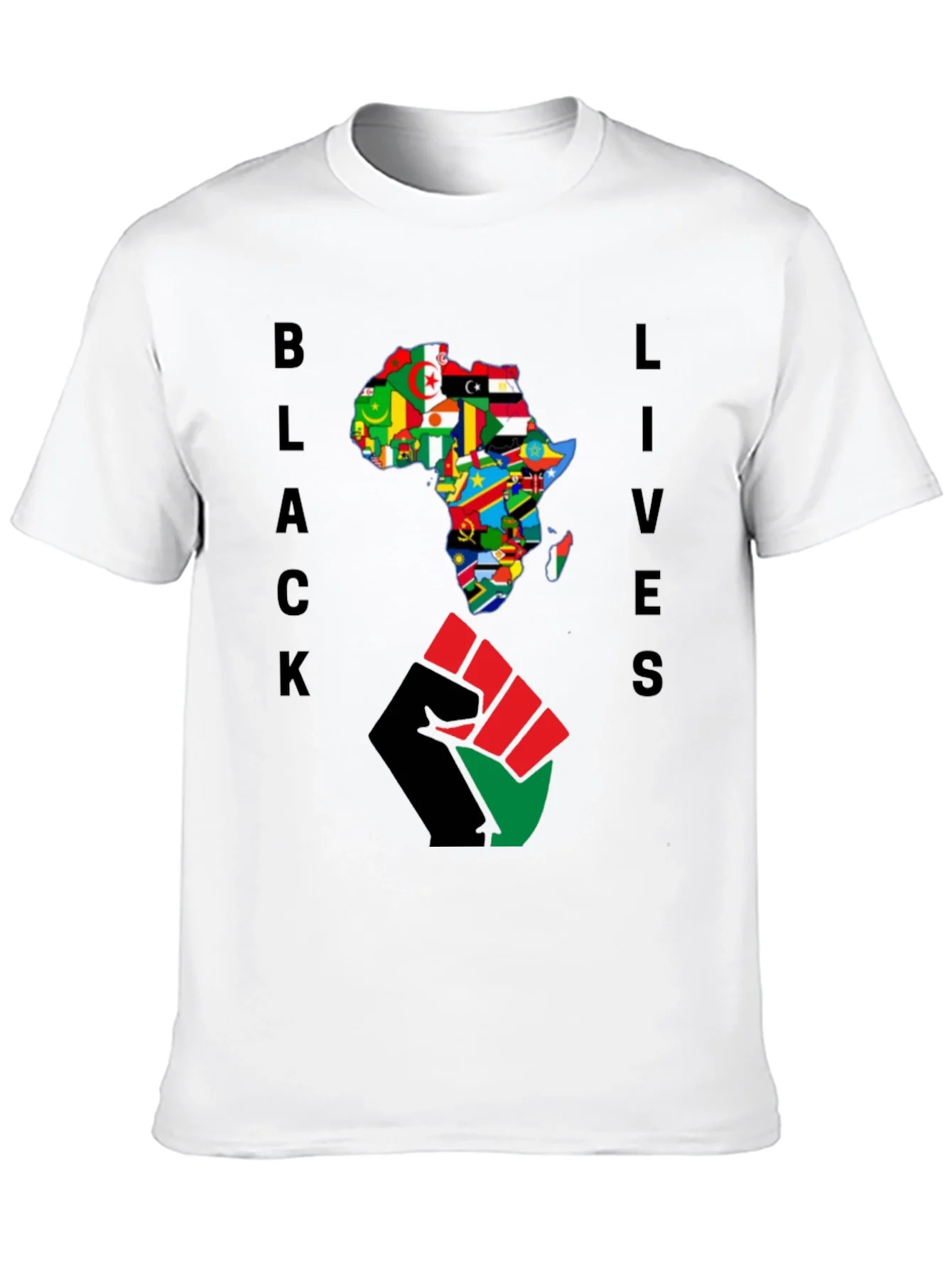 Black Lives Africa Fist T-Shirt