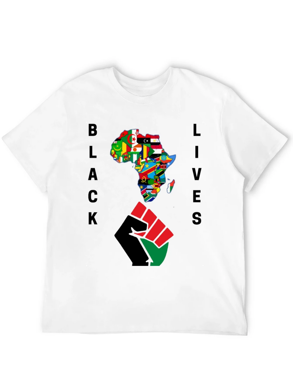 Black Lives Africa Fist T-Shirt