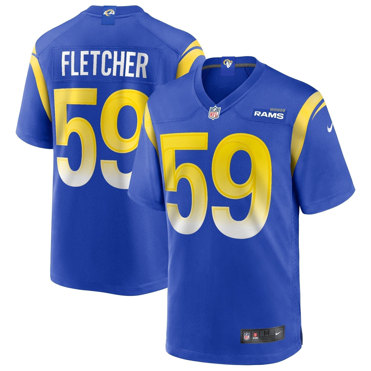 London Fletcher Los Angeles Rams Nike Game Retired   Jersey - Royal