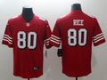 Men's San Francisco 49ers Jerry Rice #80 Red Game jersey