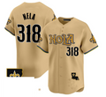 NO.Saints #318 NELA Stitched American Baseball Jerseys