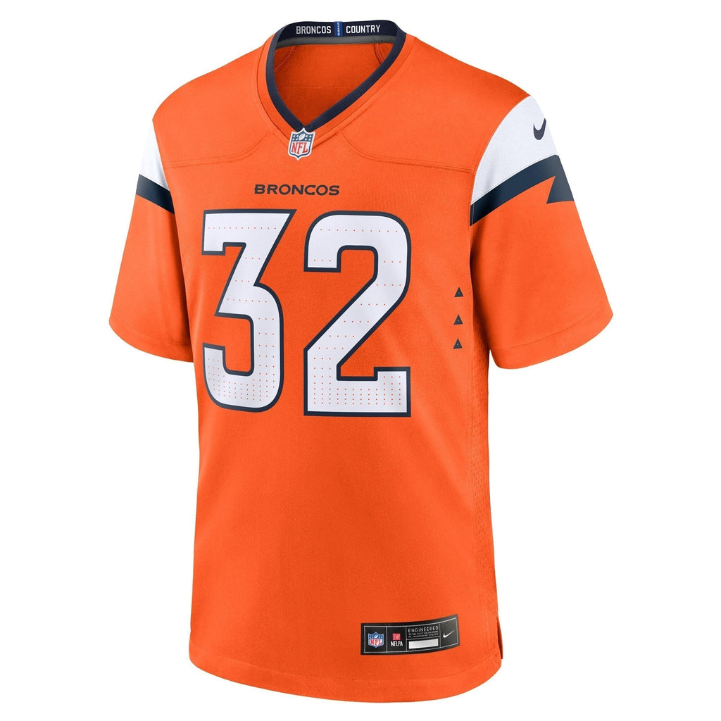 Delarrin Turner-Yell Denver Broncos Nike Team Game Jersey -  Orange