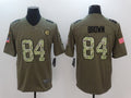 Men's Pittsburgh Steelers Antonio Brown #84 Brown Game jersey