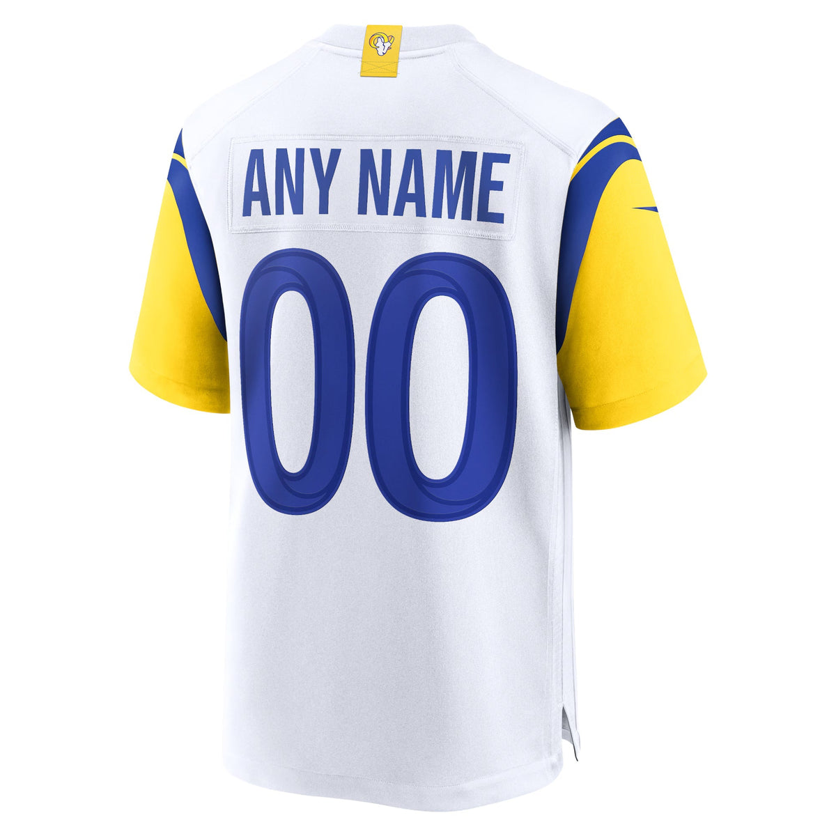 Los Angeles Rams White Alternate Custom Jersey